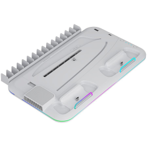 Canyon cooling stand CS-51 RGB PS5 Slim/DE Charge White (CND-CSPS5W-1)