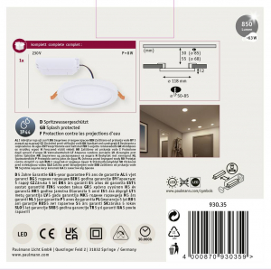 Paulmann AREO VariFit LED-es be&eacute;p&iacute;thető panel LED 6.5 W Feh&eacute;r (93035)