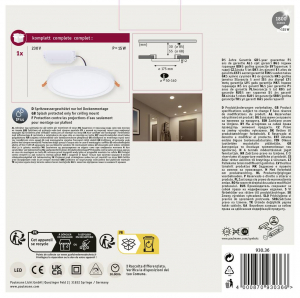 Paulmann AREO VariFit LED-es be&eacute;p&iacute;thető panel LED 13 W Feh&eacute;r (93036)