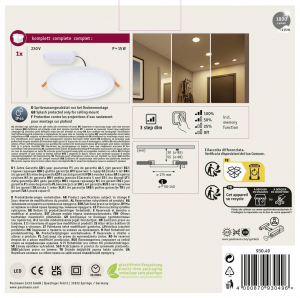 Paulmann AREO VariFit LED-es be&eacute;p&iacute;thető panel LED 13 W Feh&eacute;r (93049)