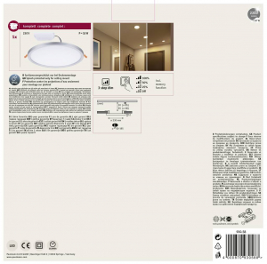 Paulmann AREO VariFit LED-es be&eacute;p&iacute;thető panel LED 16 W Kr&oacute;m (matt) (93058)