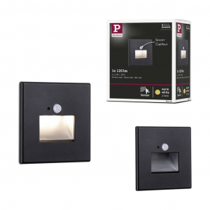 Paulmann LED-es fali be&eacute;p&iacute;thető l&aacute;mpa LED 1.2 W Fekete (93135)