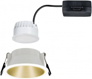 Paulmann Cole Coin LED-es be&eacute;p&iacute;thető l&aacute;mpa LED 6 W Feh&eacute;r, Arany (93405)