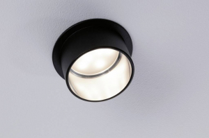 Paulmann LED-es be&eacute;p&iacute;thető l&aacute;mpa 19.5 W Fekete, Vas (93383)