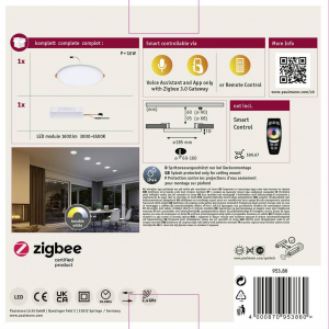 Paulmann Veluna VariFit LED-es be&eacute;p&iacute;thető panel LED 15 W Selyem (95386)