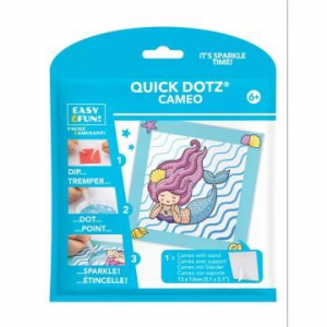 Diamond Dotz : QuickDotz k&eacute;pk&eacute;sz&iacute;tő k&eacute;szlet, 13 x 13 cm - Sellő (DTZ5.002)