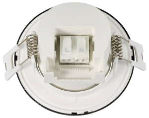 Sygonix LED-es be&eacute;p&iacute;thető l&aacute;mpa 3 r&eacute;szes k&eacute;szlet LED LED 5.5 W Fekete (SY-6418010)
