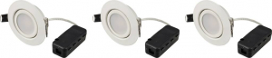 Sygonix LED-es be&eacute;p&iacute;thető l&aacute;mpa 3 r&eacute;szes k&eacute;szlet EEK: F (A - G) LED 5.5 W Feh&eacute;r (SY-6610778)