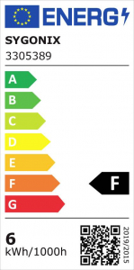 Sygonix LED-es be&eacute;p&iacute;thető l&aacute;mpa 3 r&eacute;szes k&eacute;szlet EEK: F (A - G) LED 5.5 W Feh&eacute;r (SY-6610778)