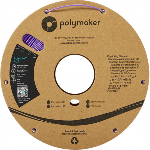 Polymaker PolyLite 3D nyomtat&oacute;sz&aacute;l PLA műanyag 2.85 mm 1000 g Lila 1 db (PA02024)