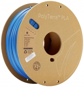 Polymaker PolyTerra PLA 3D nyomtat&oacute;sz&aacute;l PLA műanyag alacsonyabb műanyag tartalom 1.75 mm 1000 g Zaf&iacute;r-k&eacute;k 1 db (70828)