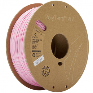 Polymaker PolyTerra 3D nyomtat&oacute;sz&aacute;l PLA műanyag alacsonyabb műanyag tartalom 1.75 mm 1000 g Sakura pink 1 db (70908)
