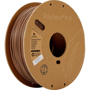 Polymaker PolyTerra 3D nyomtat&oacute;sz&aacute;l PLA műanyag alacsonyabb műanyag tartalom 1.75 mm 1000 g Katonai barna 1 db (70959)