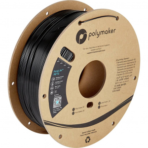 Polymaker PolyLite 3D nyomtat&oacute;sz&aacute;l PETG hő&aacute;ll&oacute;, nagy szak&iacute;t&oacute;szil&aacute;rds&aacute;g 1.75 mm 1000 g Fekete 1 db (PB01001)