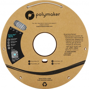 Polymaker PolyLite 3D nyomtat&oacute;sz&aacute;l PETG hő&aacute;ll&oacute;, nagy szak&iacute;t&oacute;szil&aacute;rds&aacute;g 1.75 mm 1000 g Sz&uuml;rke 1 db (PB01003)