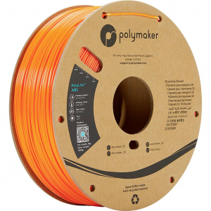 Polymaker PolyLite 3D nyomtat&oacute;sz&aacute;l ABS műanyag k&ouml;zel szagtalan 1.75 mm 1000 g Narancs 1 db (PE01009)