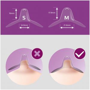 Philips AVENT S mellbimb&oacute;v&eacute;dő, 2 db mellbimb&oacute;v&eacute;dő extra l&aacute;gy szilikonb&oacute;l