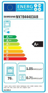 Samsung Dual Cook be&eacute;p&iacute;thető s&uuml;tő - m&eacute;rete 59 (NV7B44403AB/U3)
