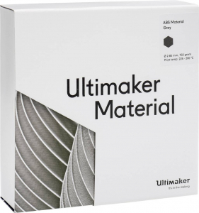 Ultimaker 3D nyomtat&oacute;sz&aacute;l ABS műanyag 2.85 mm 750 g Sz&uuml;rke 1 db (ABS - M2560 Gray 750 - 206127)