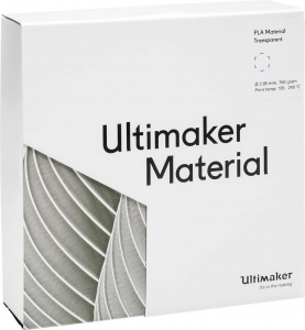 Ultimaker 211399 3D nyomtat&oacute;sz&aacute;l PLA műanyag 2.85 mm 750 g &Aacute;tl&aacute;tsz&oacute; 1 db (PLA - M0751 Transparent 750 -)