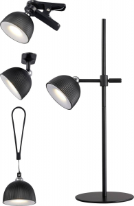 Renkforce LED-es asztali l&aacute;mpa LED Fekete (RF-6386962)