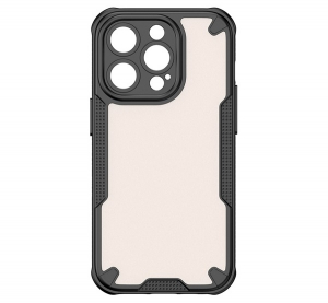 Defender szilikon telefonv&eacute;dő (&uuml;t&eacute;s&aacute;ll&oacute;s&aacute;g, l&eacute;gp&aacute;rn&aacute;s sarok, akril h&aacute;tlap, kamerav&eacute;dő) FEKETE Apple iPhone Air "Gigapack csomagol&aacute;s" (GP-173254)