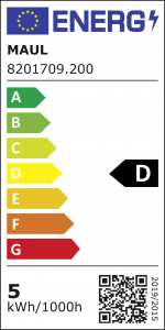 Maul pearly colour vario  LED-es &iacute;r&oacute;asztali l&aacute;mpa 6 W EEK: D (A - G) Lime (8201752)