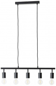 Brilliant Tiffany  F&uuml;ggől&aacute;mpa E27 28 W Fekete (matt) (99684/06)