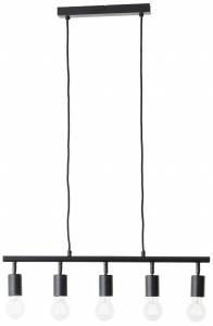 Brilliant Tiffany  F&uuml;ggől&aacute;mpa E27 28 W Fekete (matt) (99684/06)