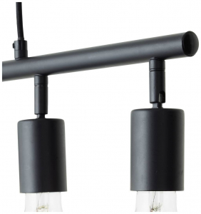 Brilliant Tiffany  F&uuml;ggől&aacute;mpa E27 28 W Fekete (matt) (99684/06)