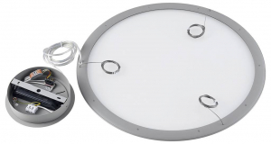 Deko Light LED-es f&uuml;ggől&aacute;mpa LED Fixen be&eacute;p&iacute;tett LED-es 50.0 W Sz&uuml;rke (342253)