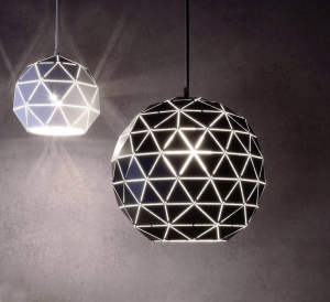 Deko Light Asterope rund 500  F&uuml;ggől&aacute;mpa LED, Halog&eacute;n E27 40 W Fekete (342134)