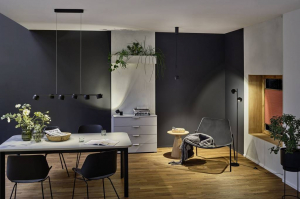 Paulmann Puric Pane I  LED-es f&uuml;ggől&aacute;mpa LED 9.5 W Fekete (79772)