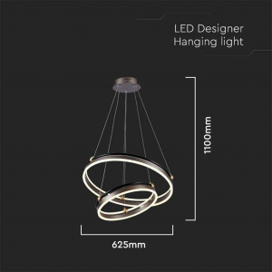 V-TAC VT-7578  LED-es f&uuml;ggől&aacute;mpa LED EEK: E (A - G) 50 W Feh&eacute;r (23096)