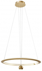 V-TAC VT-10126  LED-es mennyezeti l&aacute;mpa LED EEK: E (A - G) 45 W Arany (23431)