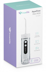 TrueLife AquaFloss Mini M50 White elektromos sz&aacute;jzuhany - utaz&oacute; (TLCFMAFMM50WA)