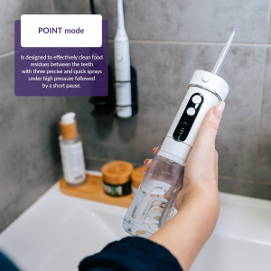 TrueLife AquaFloss Mini M50 White elektromos sz&aacute;jzuhany - utaz&oacute; (TLCFMAFMM50WA)