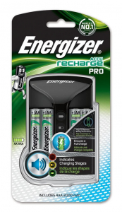 Energizer Pro t&ouml;ltő + Power Plus AA akkumul&aacute;tor (4db/csomag)  (7638900398373)
