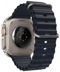 Spigen Thin Fit, clear - Apple Watch Ultra 2/Ultra 49mm okos&oacute;ra tok watch ultra 2 &eacute;s watch ultra modellhez - kijelző m&eacute;rete 49 mm (ACS05917)
