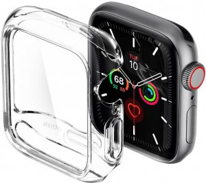 Spigen Ultra Hybrid Clear Apple Watch SE 2022/6/SE/5/4 (44mm) &Uuml;vegf&oacute;lia alkalmas apple watch series 5 &eacute;s watch series 4 okos&oacute;r&aacute;hoz           a term&eacute;kh