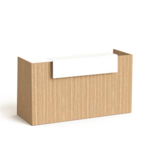 MAYAH Recepci&oacute;s asztal, 190x64,5 cm,  "Freedom SV-92", kőris (IBXR92K)