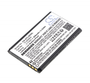 Cameron Sino Li-Ion akku (3.7V / 950mAh, Alcatel TLI009AA kompatibilis) FEKETE Alcatel OT-2038X / OT-2053D (CS-OTL205SL)