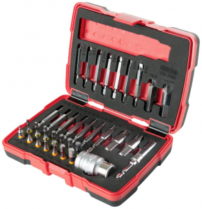 KS Tools Csavarkiszedő k&eacute;szlet 34 r&eacute;szes 1/4 (6.3 mm),  (150.7060)