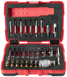 KS Tools Csavarkiszedő k&eacute;szlet 34 r&eacute;szes 1/4 (6.3 mm),  (150.7060)