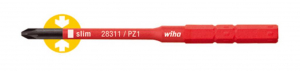 Wiha SlimBit electric VDE Kereszthorny&uacute; Pozidriv Cser&eacute;lhető penge PZ 2 75 mm Alkalmas  Torque (34586)