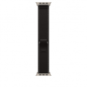 Apple 49mm Black/Charcoal Trail&nbsp;Loop&nbsp;-&nbsp;M/L - Natural Titanium Finish (MFT94ZM/A)