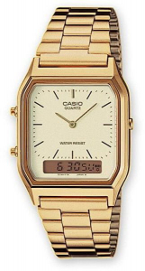 Casio VINTAGE AQ-230GA-9DMQQYES f&eacute;rfi kar&oacute;ra - kombin&aacute;lt