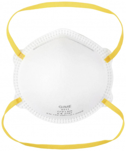 GIME Finom por ellen v&eacute;dő maszk szelep n&eacute;lk&uuml;l FFP1 20 db EN 149:2001 + A1:2009 DIN 149:2001 + A1:2009 (2575494)