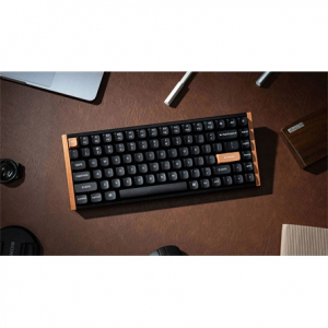 Keychron K2 HE Bluetooth / vezet&eacute;k n&eacute;lk&uuml;li magyar gaming Gateron double-rail magnetic mechanikus billentyűzet fekete-r&oacute;z (K2H-F1Z-HU_90)