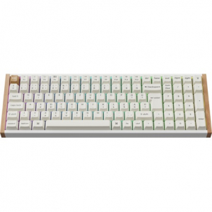 Keychron K4 HE Bluetooth / vezet&eacute;k n&eacute;lk&uuml;li magyar gaming Gateron double-rail magnetic nebula mechanikus billentyűzet feh (K4H-Q1P-HU)
